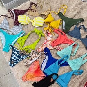 Bundle of women’s size small bikinis